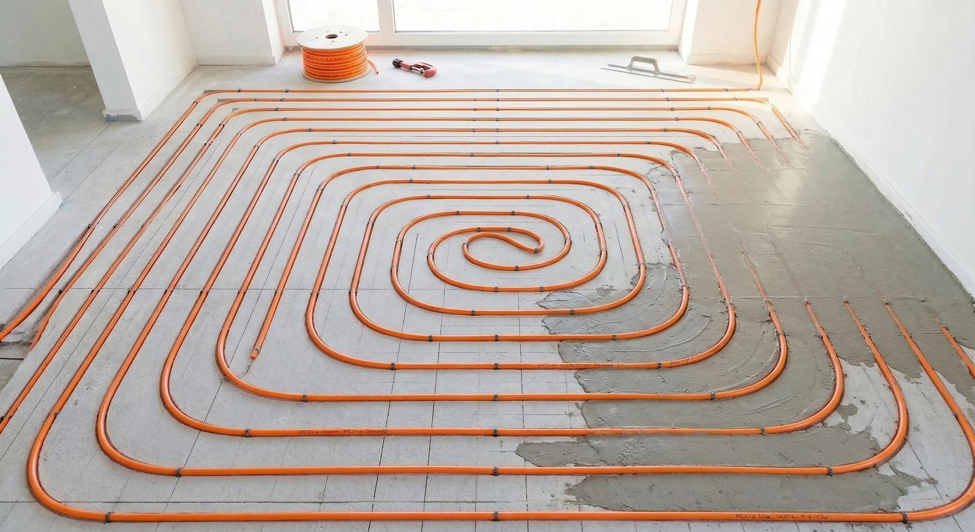 Stofarm frezen voor vloerverwarming in bestaande vloer